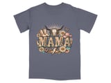 Boho Western Mama Leopard Print Tee thumbnail 2