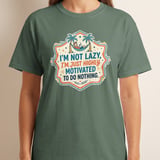 Funny Highly Motivated To Do Nothing T-Shirt, Relaxed Palm Tree Hammock Tee, Humorous Vacation Vibe Retro Shirt Gift thumbnail 2