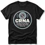 Funny CRNA Carry On Tee thumbnail 1