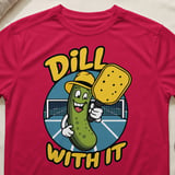Pickleball Sport-Tek Performance Tee, Dill With It, Breathable Moisture-Wicking Court Apparel thumbnail 6