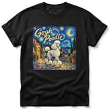 Gogh Poodle ~ Comfort Colors Premium Tee thumbnail 1