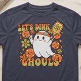 Pickleball Sport-Tek Performance Tee, Let's Dink Ghouls, Spooky Retro Fall Open Play Court Apparel thumbnail 9