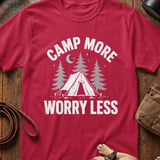 Camp More Worry Less Tee thumbnail 4