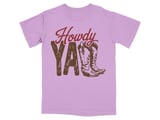 Howdy Y'all Western Boots Graphic T-Shirt thumbnail 8