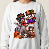 Randy the Raccoon Halloween Sweatshirt thumbnail 7