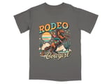 Retro Rodeo Cowgirl Graphic T-Shirt thumbnail 1