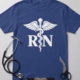RN Caduceus Nurse Tee thumbnail 3