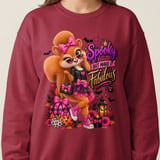 Spooky Fabulous Sally the Squirrel Sweatshirt thumbnail 6