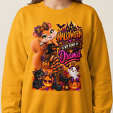 Halloween Drama Sally the Squirrel Sweatshirt thumbnail 2