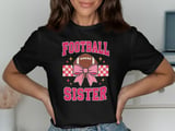 Football Sister Bow Tee or Sweatshirt thumbnail 9
