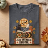 Just One More Chapter Halloween Tee thumbnail 1
