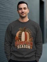 Pumpkin Season Tee or Sweatshirt, Faux Patchwork Design thumbnail 17