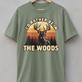 I'd Rather Be In The Woods Tee thumbnail 3