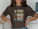 Pray Work Rest Tee thumbnail 4