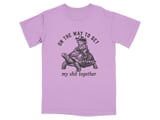 On The Way Turtle Rider Humor T-Shirt thumbnail 8