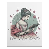 One More Chapter Poster, Regency Era Art, Book Lover Gift, Literary Wall Art, Historical Fiction, Classic Literature Print, Read Poster thumbnail 1