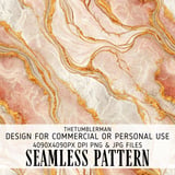 Pink Marble Tumbler Design, Gold Vein Digital Paper, Watercolor Backgrounds, Floral Junk Journal, Printable PNG, Scrapbooking Paper thumbnail 1