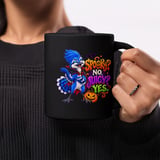 Spooky No Juicy Yes Blue Jay Mug thumbnail 1