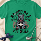 Raised By A Pit Bull Tee | Pit Bull Lover Shirt | Pittie Shirt | Bully Breed Gift thumbnail 9