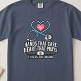 Hands That Care Heart That Prays Tee thumbnail 6