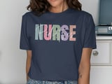 Pediatrics Nurse Pastel Graphic T-Shirt thumbnail 9