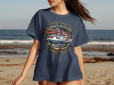US Coast Guard T-Shirt, Semper Paratus Tee, Patriotic Military Veteran Apparel, Coast Guard Family Gift, American Flag Service Shirt thumbnail 5