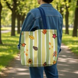 Autumn Harvest Phone Case or Tote Bag, Cozy Fall Leaves Pinecone Acorn Design, Rustic Farmhouse Decor Gift thumbnail 2