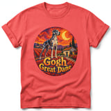 Gogh Great Dane ~ Comfort Colors Premium Tee thumbnail 3