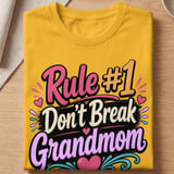 Rule #1 Don't Break Grandmom Tee thumbnail 9