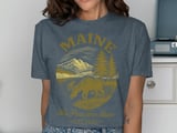 Maine Pine Tree State Est. 1820 T-Shirt thumbnail 11