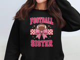 Football Sister Bow Tee or Sweatshirt thumbnail 15