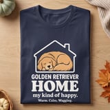 Golden Retriever Home Tee thumbnail 2