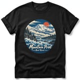 Mountain Print ~ Comfort Colors Premium Tee thumbnail 1