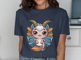 Cute Capricorn Axolotl Zodiac Graphic Tee thumbnail 9