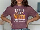 I'm With The Witch Tee thumbnail 3