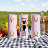 Mid Century Modern Cat Tumbler, Vintage Style Cat Decor, I'm Not Old, Retro 50s Design, I'm Mid Century Modern, Fun Cat Lover Gift thumbnail 7