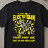Funny Electrician Breaker Tee thumbnail 5