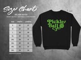 Pickleball Gildan Crewneck Sweatshirt, Pickle Ball, Court Warm Up thumbnail 11
