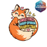 Sweet Face Fluffy Tail Mug Wrap thumbnail 2