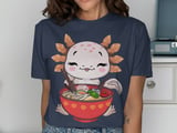 Axolotl Ramen Dreamer T-Shirt thumbnail 9