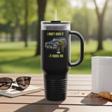 Grand Wagoneer Tumbler, Waggy Car Art, Funny Auto Tumbler, Car Lover Gift, Cool Vehicle Drinkware, Classic Car Design thumbnail 3