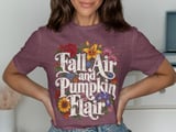 Fall Air and Pumpkin Flair Tee thumbnail 1