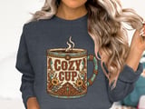 Cozy Cup Western Coffee T-Shirt or Sweatshirt thumbnail 2