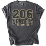 206 Seattle Washington Tee thumbnail 6