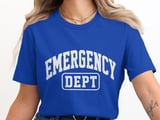 Emergency Dept T-Shirt: Medical Personnel, Distressed Graphic, Hospital Worker Tee thumbnail 5