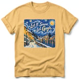 Let It Snow, Let Gogh ~ Comfort Colors Premium Tee thumbnail 7