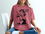 Sassy Size Matters Coffee Lover T-Shirt thumbnail 5