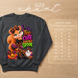 Too Cute To Spook Sally the Squirrel Sweatshirt thumbnail 14