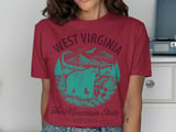 West Virginia Mountain State Bear T-Shirt thumbnail 12