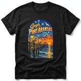 Gogh Port Aransas ~ Comfort Colors Premium Tee thumbnail 1